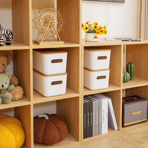 Citylife styled on bathroom shelf showing tidy, decor-friendly organization