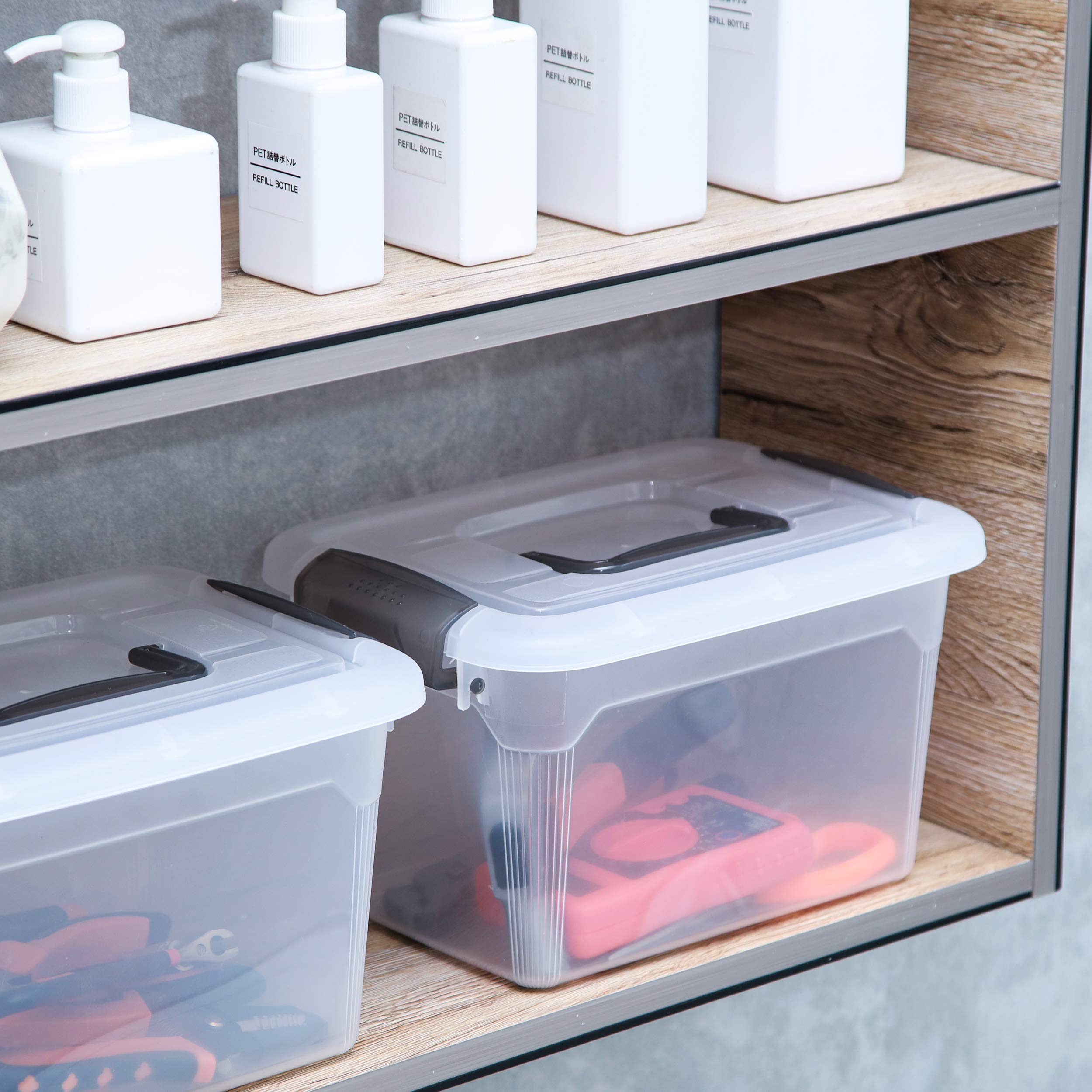 Citylife lifestyle image with bins in laundry room for versatile home use