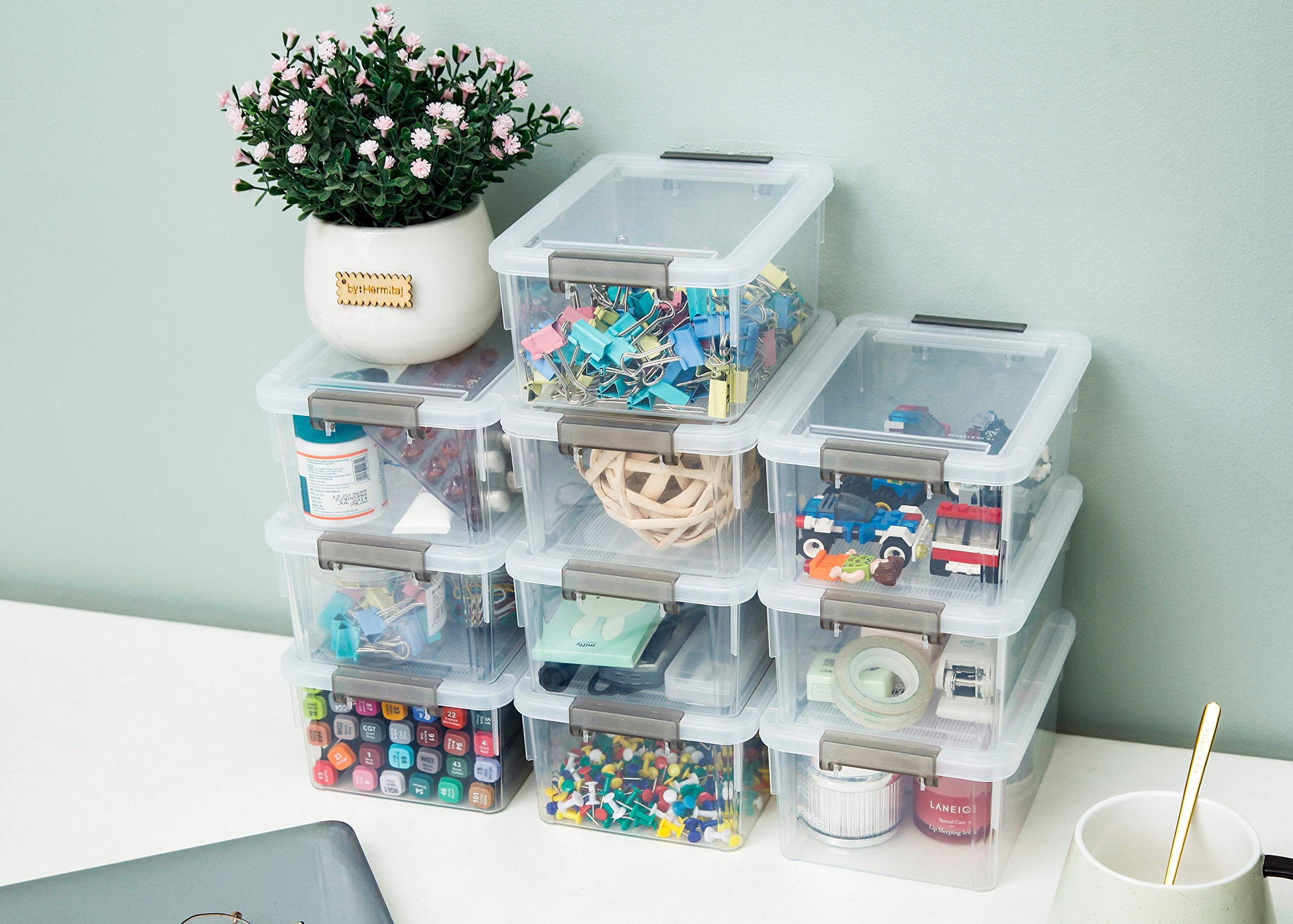 Citylife bins on a craft table illustrating tidy workspace and accessibility benefit