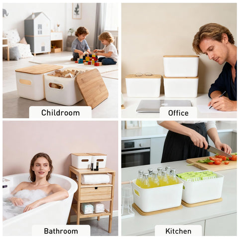 Citylife bin beside common items to show 7-quart scale and practical sizing