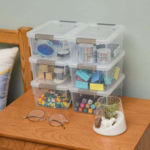 Citylife stacked bins side profile showing space-saving vertical storage benefit