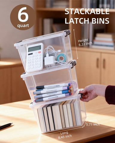 Citylife stacked bins on shelf saving vertical storage space benefit