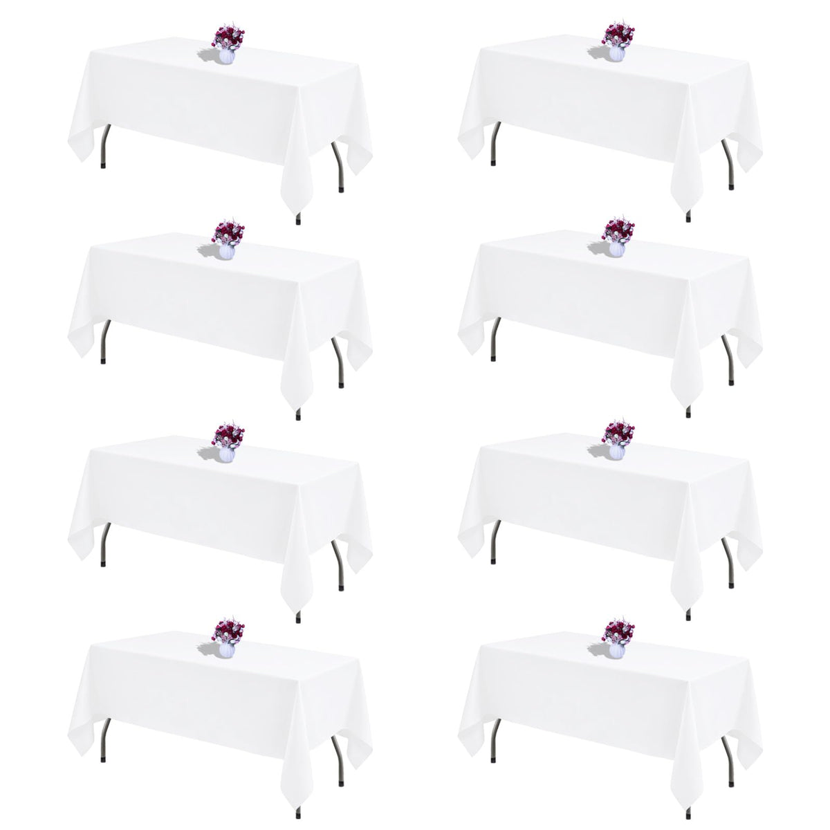 CKIKU folded tablecloth front view showing neat packaging and convenience