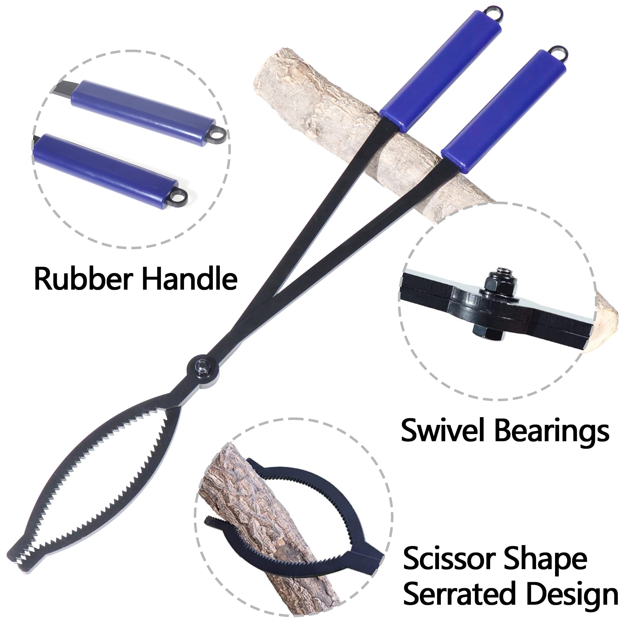 CKLT handle detail with thick rubber grip, comfortable heat resistance