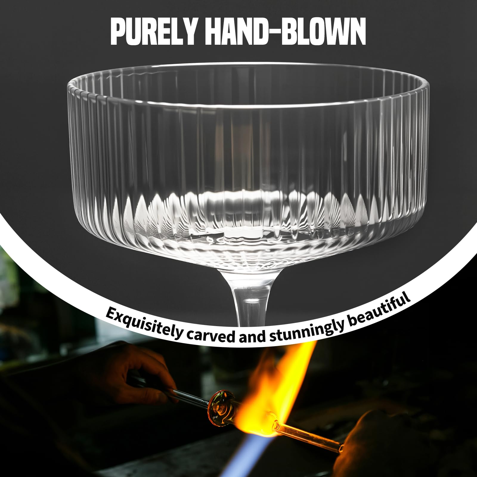 CL FUN polished rim detail emphasizing smooth lip for better sipping