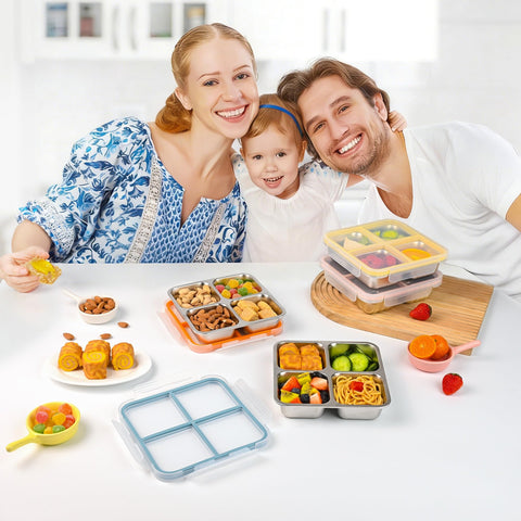 clamder beside a hand to show size and portion control benefits for lunches