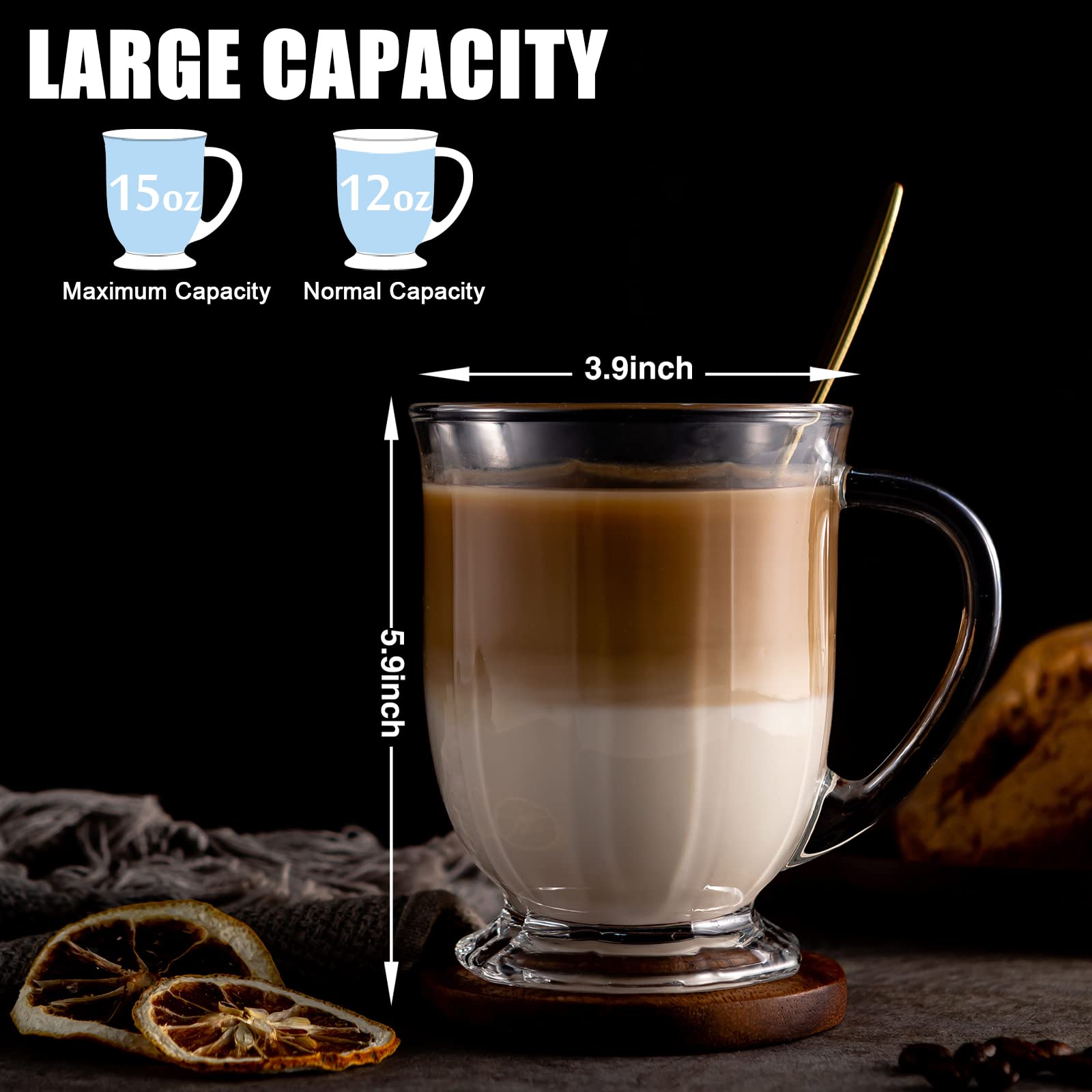 Claplante close-up of large ergonomic handle for comfortable secure grip