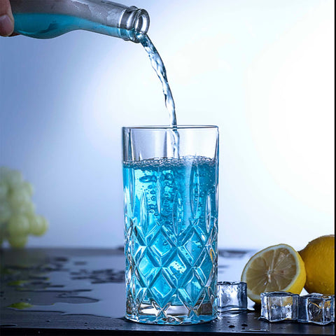 Claplante highball glass in use with cocktail and ice showcasing versatility