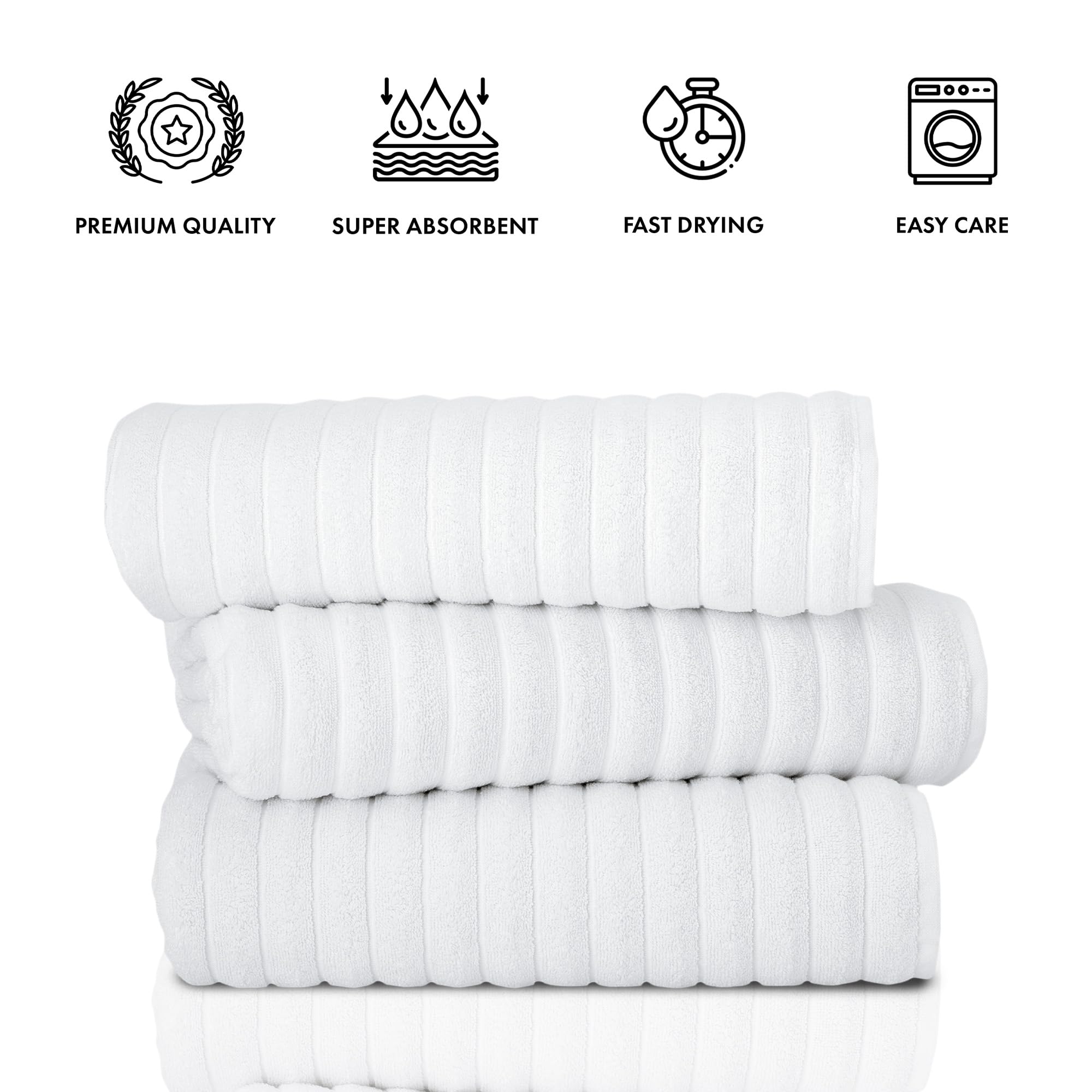 Classic Turkish Towels CTT sewn label and fiber tag showing 100% Turkish cotton authenticity