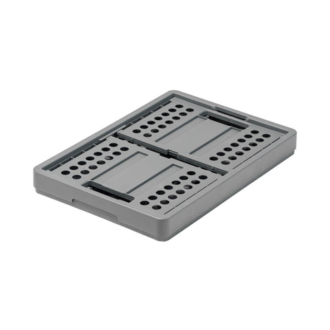 Clax crate folded flat 2.36 inch profile for compact storage benefit