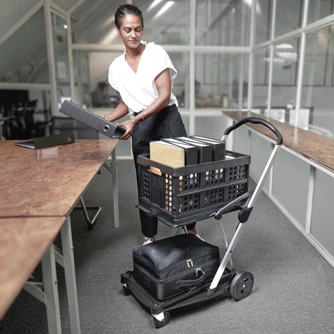 CLAX loading area detail showing robust platform and stable carry benefit