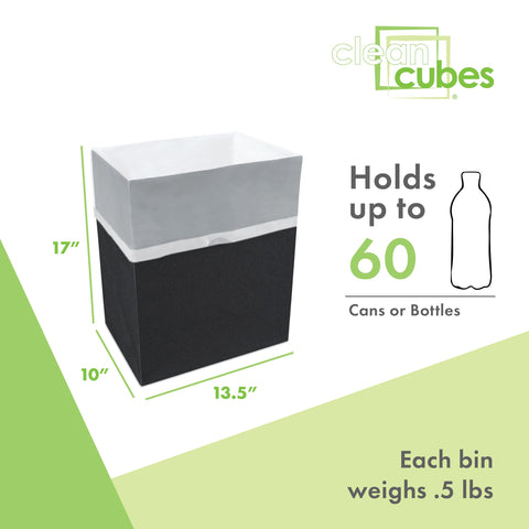 Clean Cubes in use at a backyard party keeping trash contained and tidy