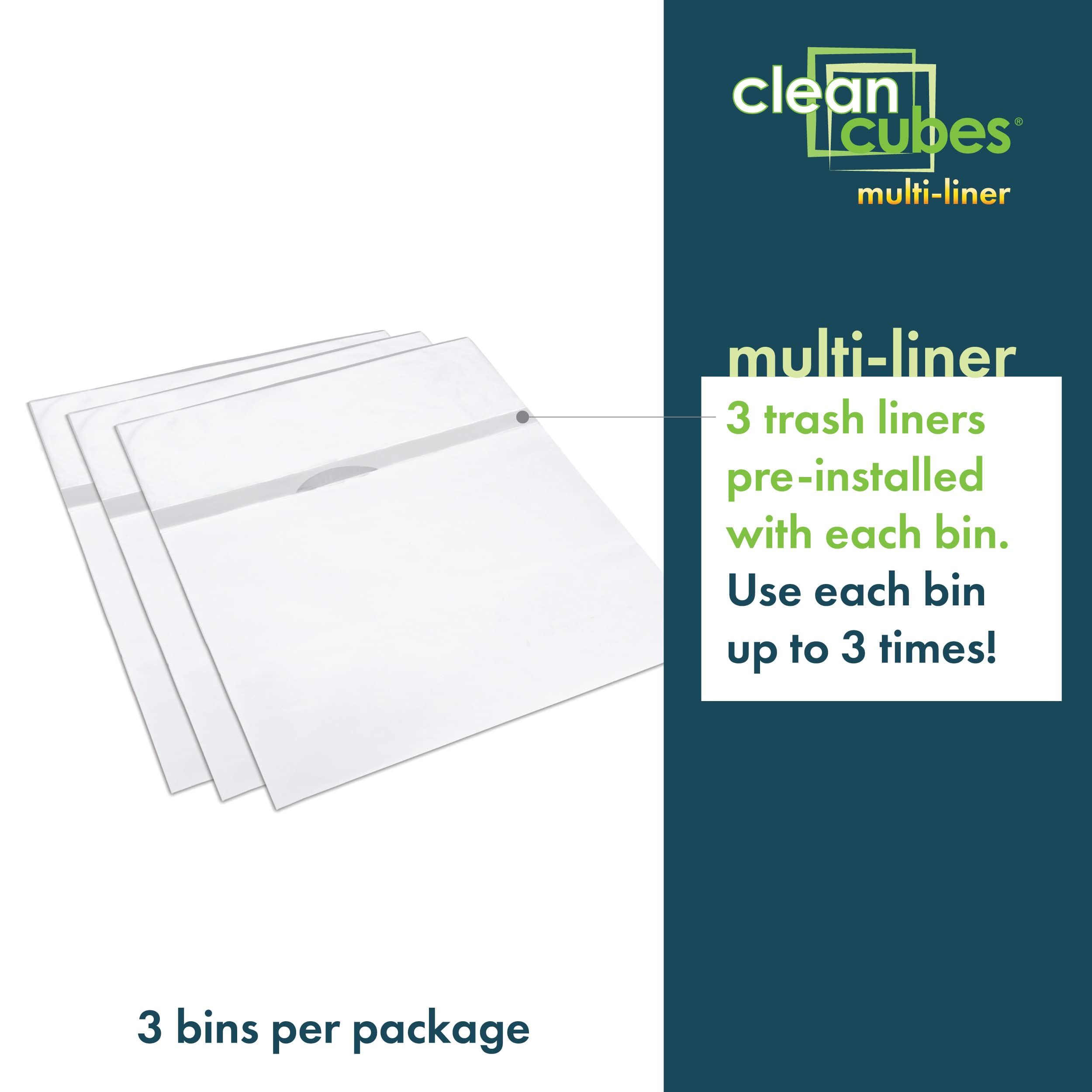 Clean Cubes in use at a party by a food table offering tidy guest disposal