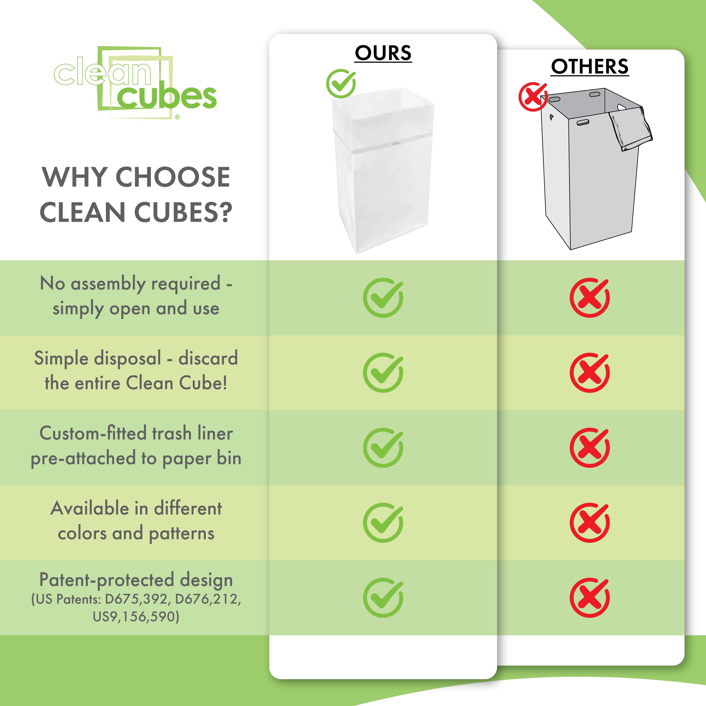 Clean Cubes at outdoor event demonstrating neat appearance and quick removal