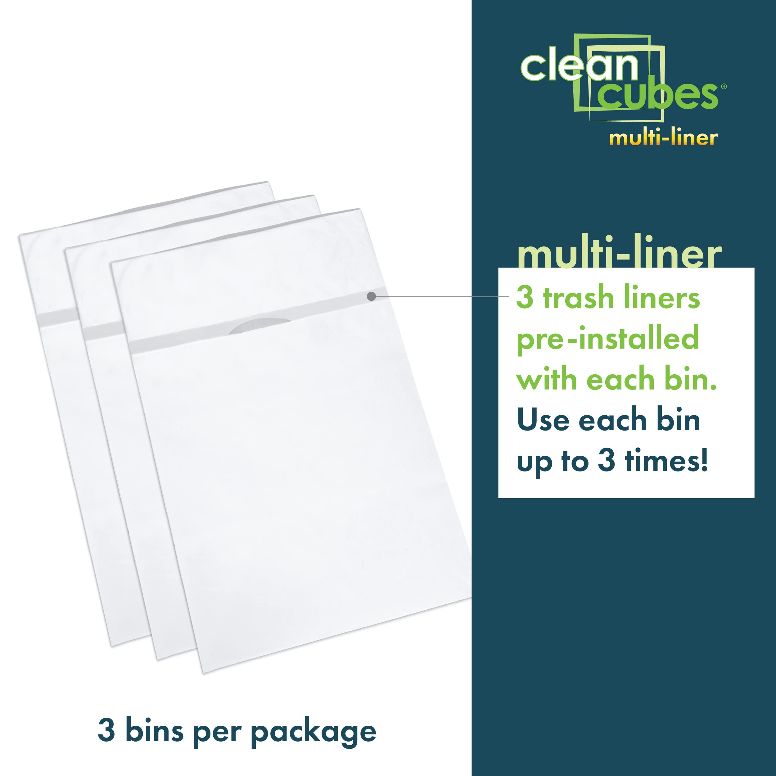 Clean Cubes open liner ready for use showing quick deployment benefit for events