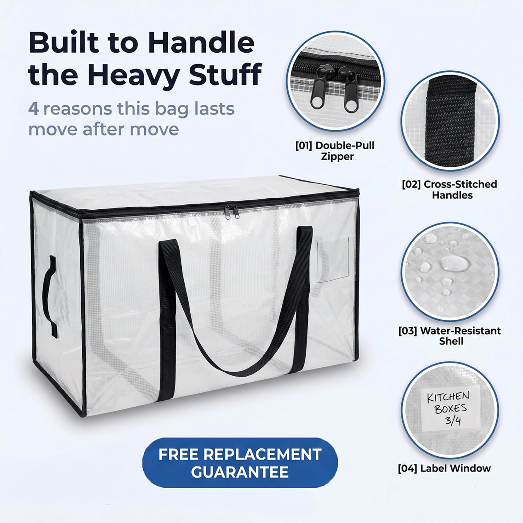 ClearSpace backpack straps worn by user to reduce hand strain