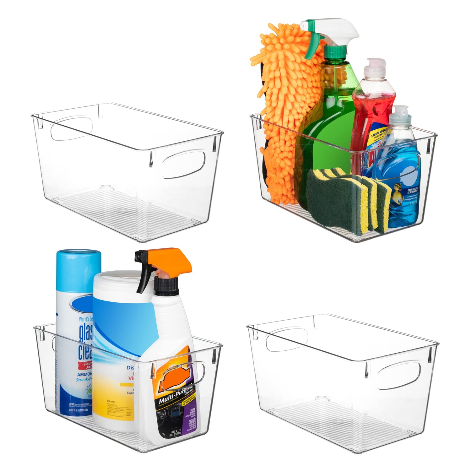 ClearSpace front view showing clear bin and neat contents for quick access