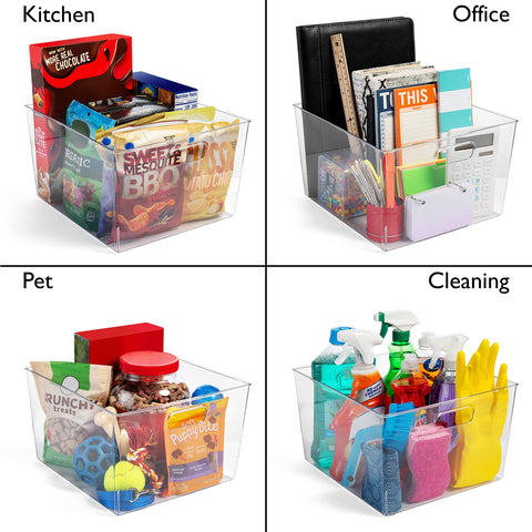 ClearSpace interior view with snacks and jars neatly organized for fast retrieval