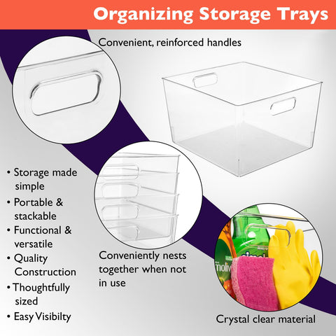 ClearSpace stacked bins on pantry shelf to maximize vertical storage efficiently