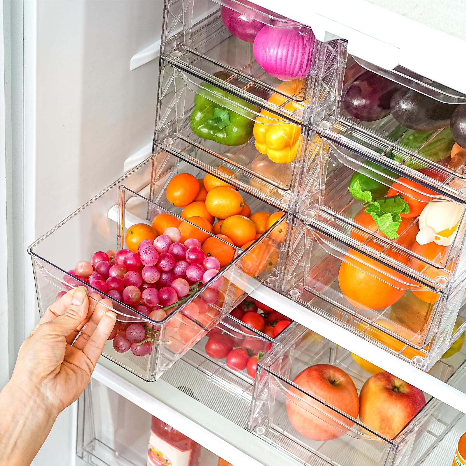 Clemate drawer with visible snacks showing quick identification benefit