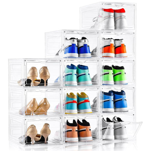 Clemate front packaging showing clear boxes and neat storage benefit