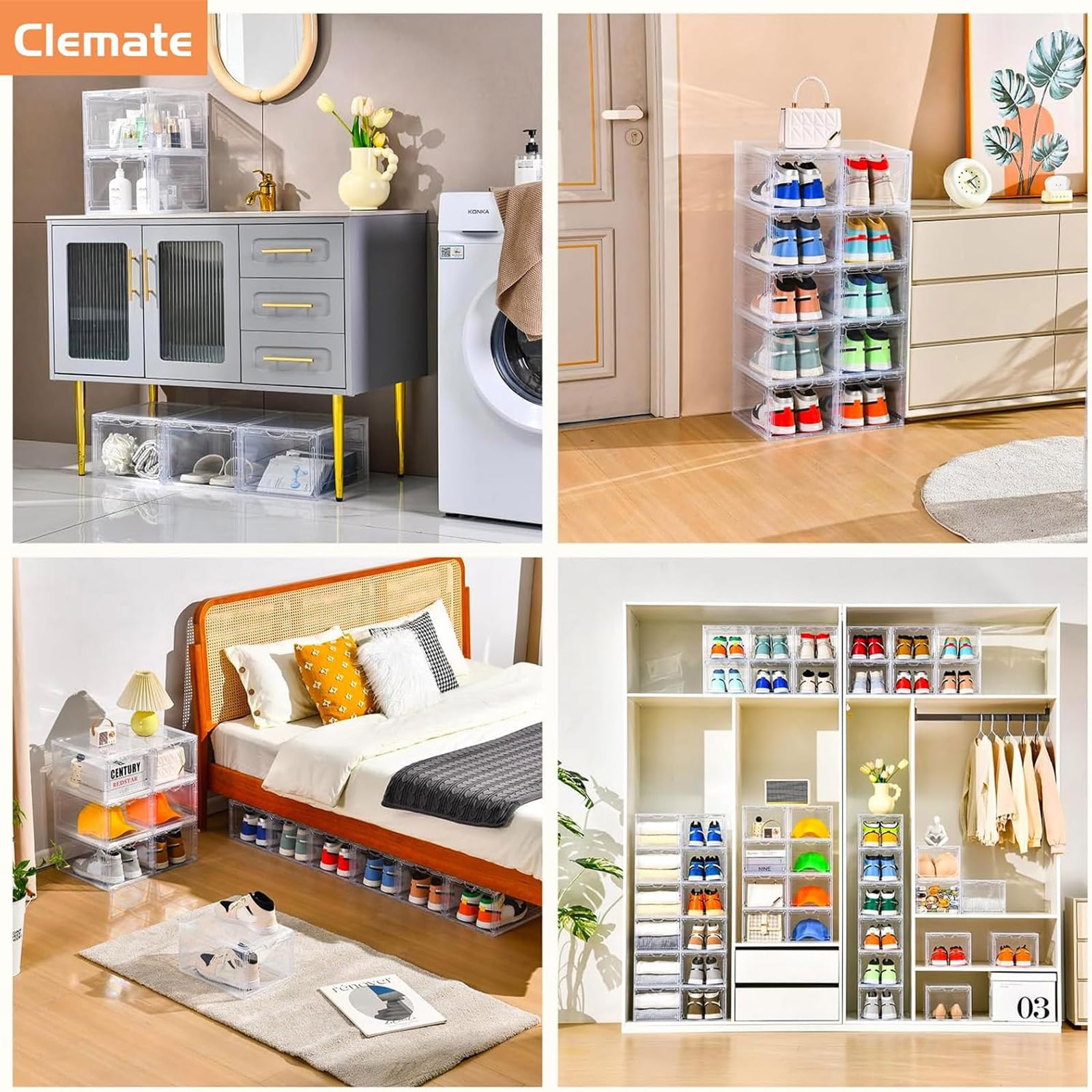 Clemate clear panel with label option for quick identification benefit