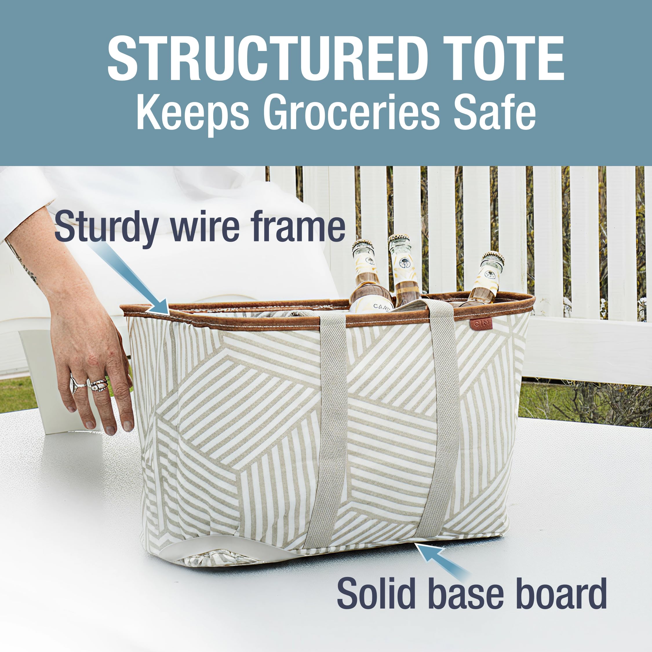 CleverMade close-up of canvas texture highlighting durable fabric and clean finish
