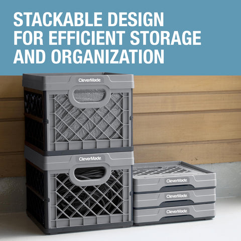 CleverMade EcoCrate attached to bike rack used for commuting convenience