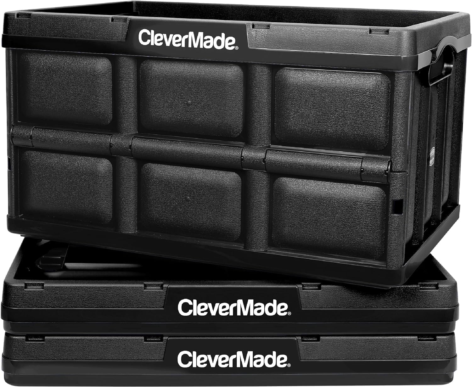 CleverMade bin used at campsite organizing gear for efficient travel