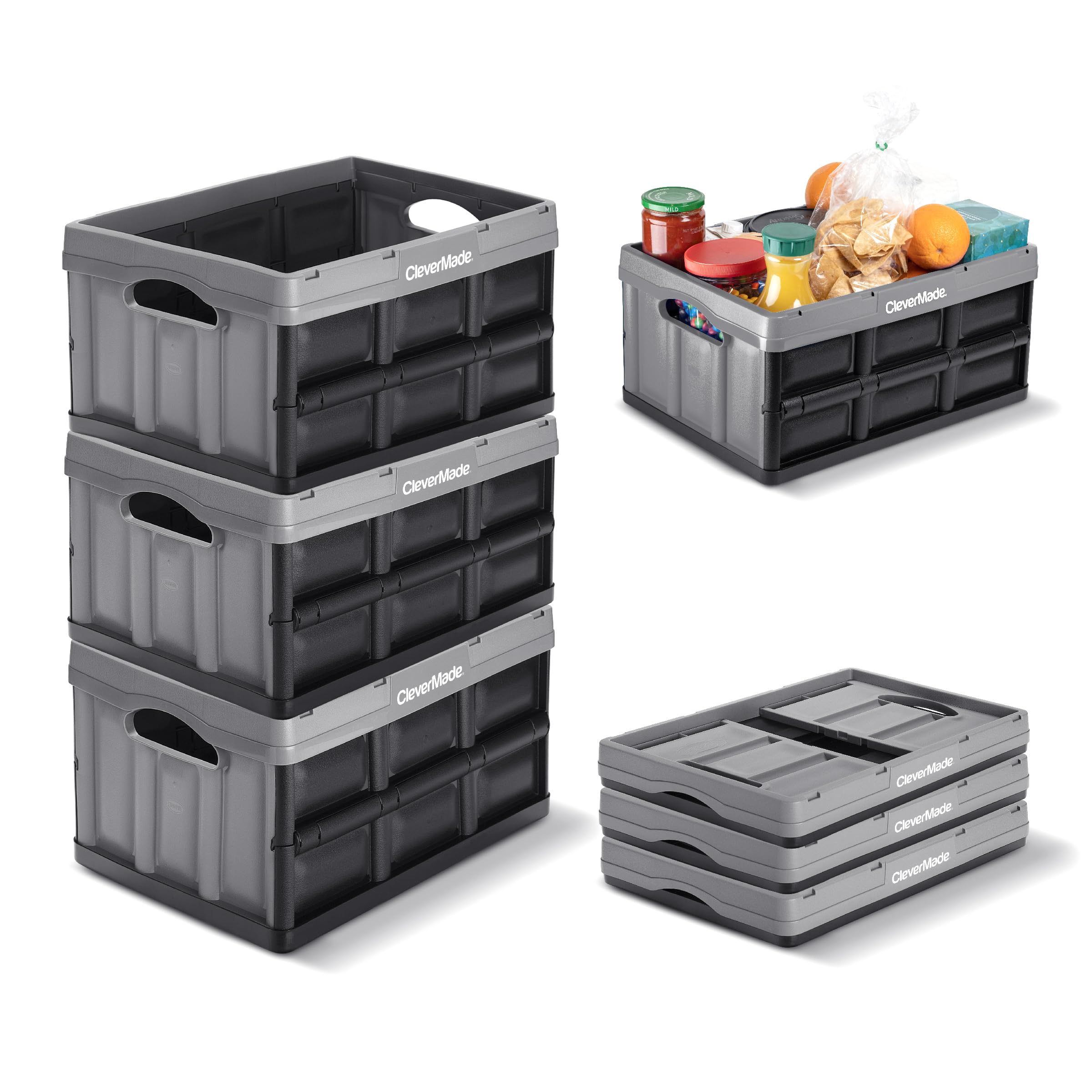 CleverMade organizer used in kitchen pantry to demonstrate everyday versatility