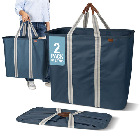 CleverMade LUXE front view showing navy noir and cream colors and sturdy shape
