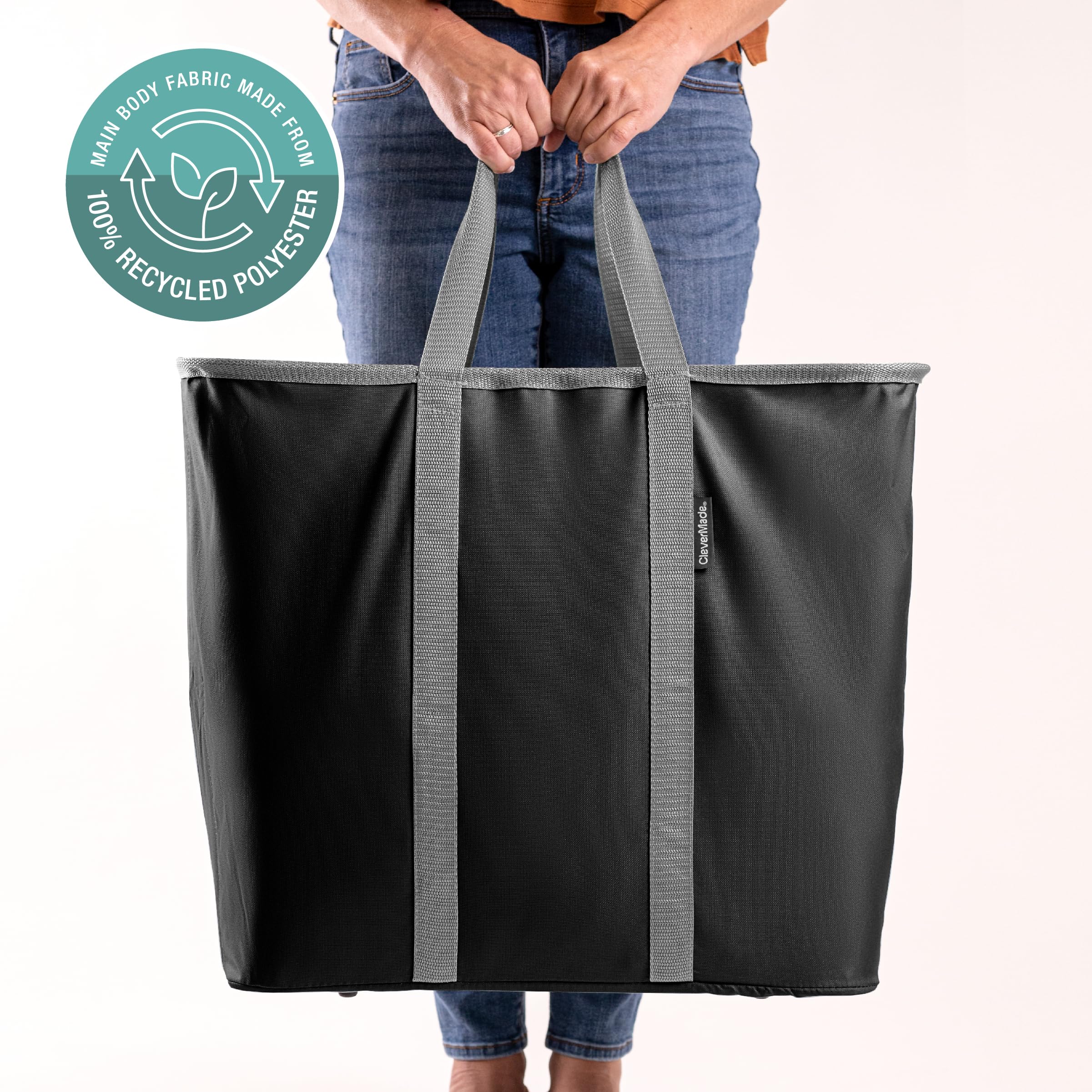 CleverMade caddy in car trunk organizing gear for easy travel