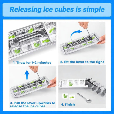 Clipore tray positioned on a freezer shelf demonstrating compact storage benefit