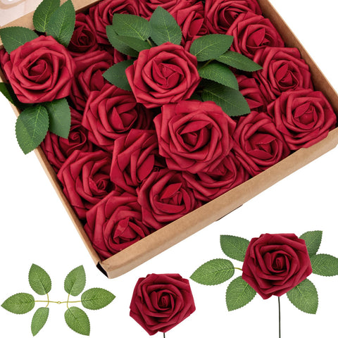 Cliselda front packaging showing clear gift box and 100 roses for easy presentation