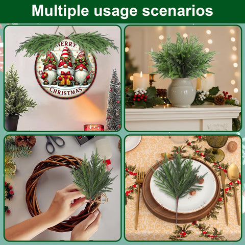 Cllayees stems arranged in a vase creating instant holiday centerpiece with full volume