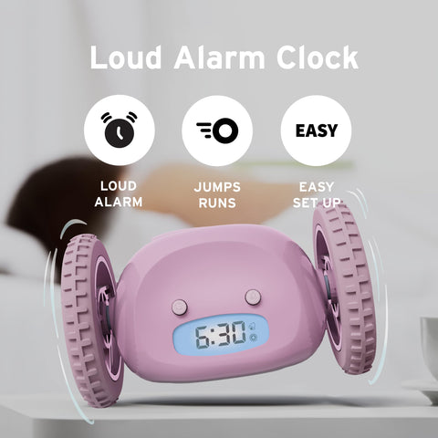 CLOCKY closeup digital display demonstrates easy reading and simple setup