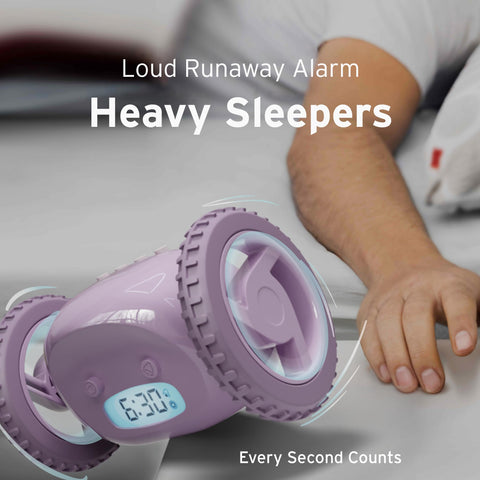 CLOCKY on carpet moving shows reliable motion across floor surfaces