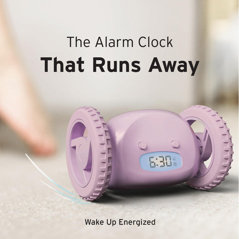 CLOCKY side profile showing buttons shows intuitive controls for mornings