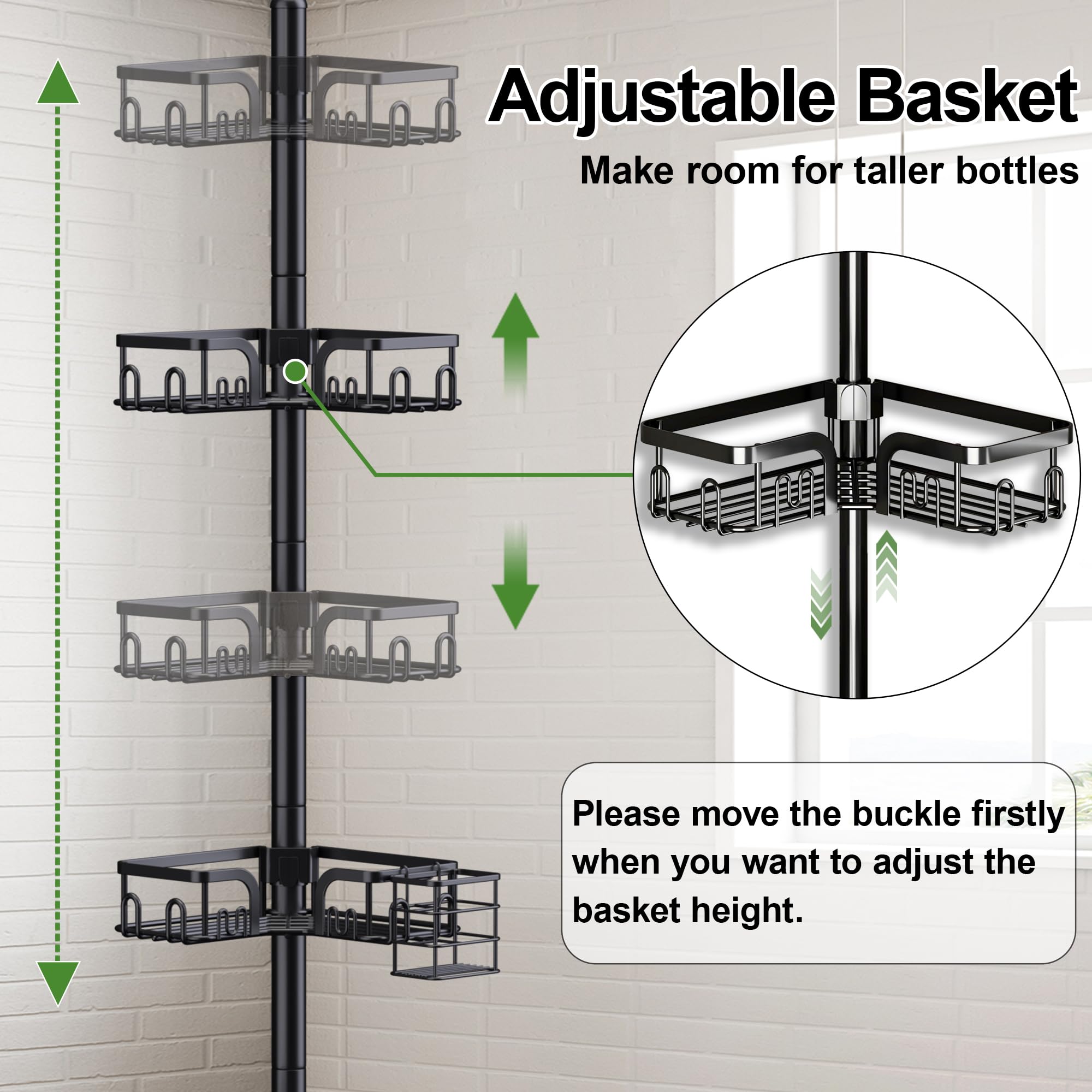 Clothink side profile showing height adjustment clip for easy customization