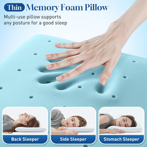 CloudBliss pillow packed in travel bag for compact portability benefit