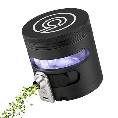 Cloudious9 front view showing sleek black aluminum body and dispenser benefit
