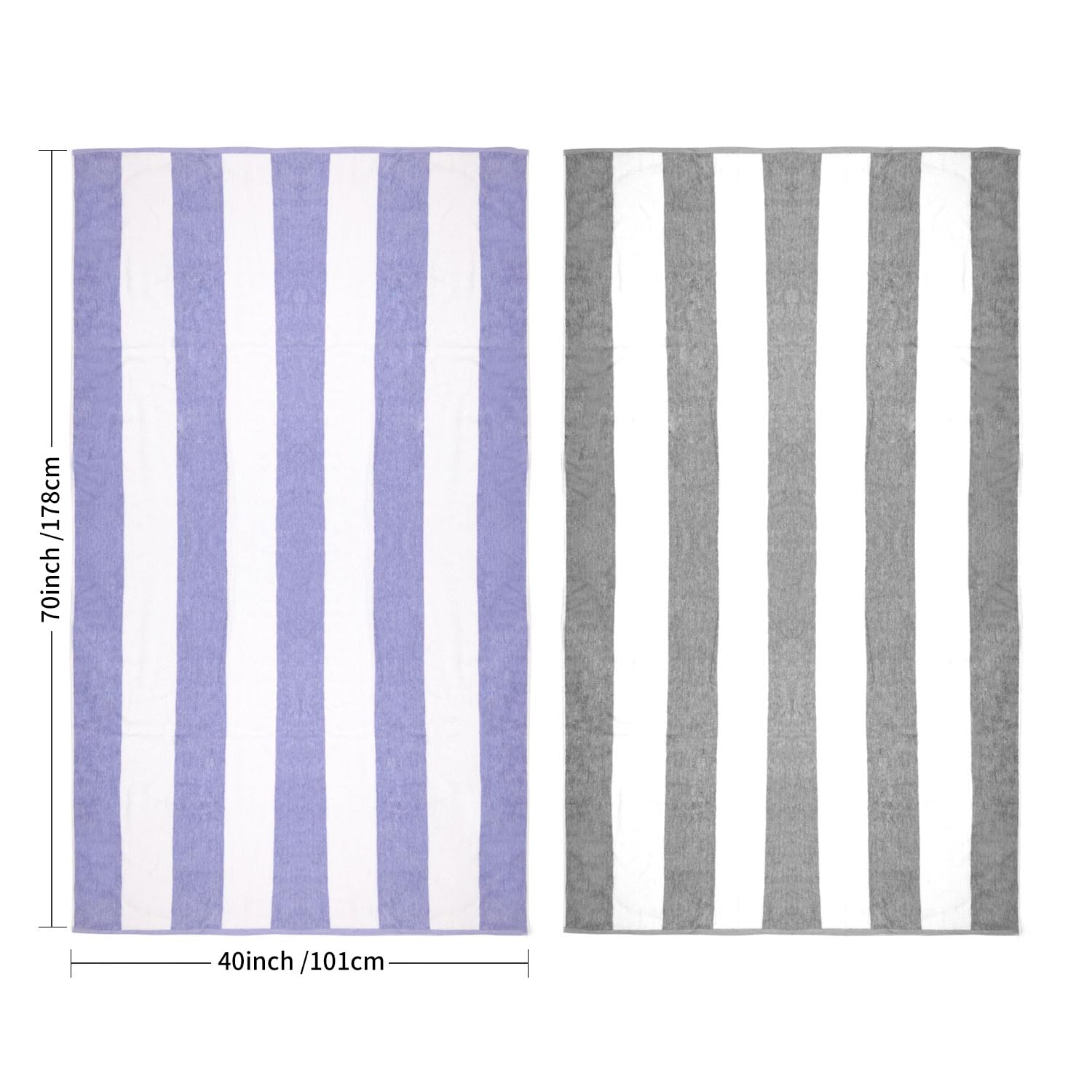 CLOWOOD towel laid on sand showing large coverage and easy sand release benefit