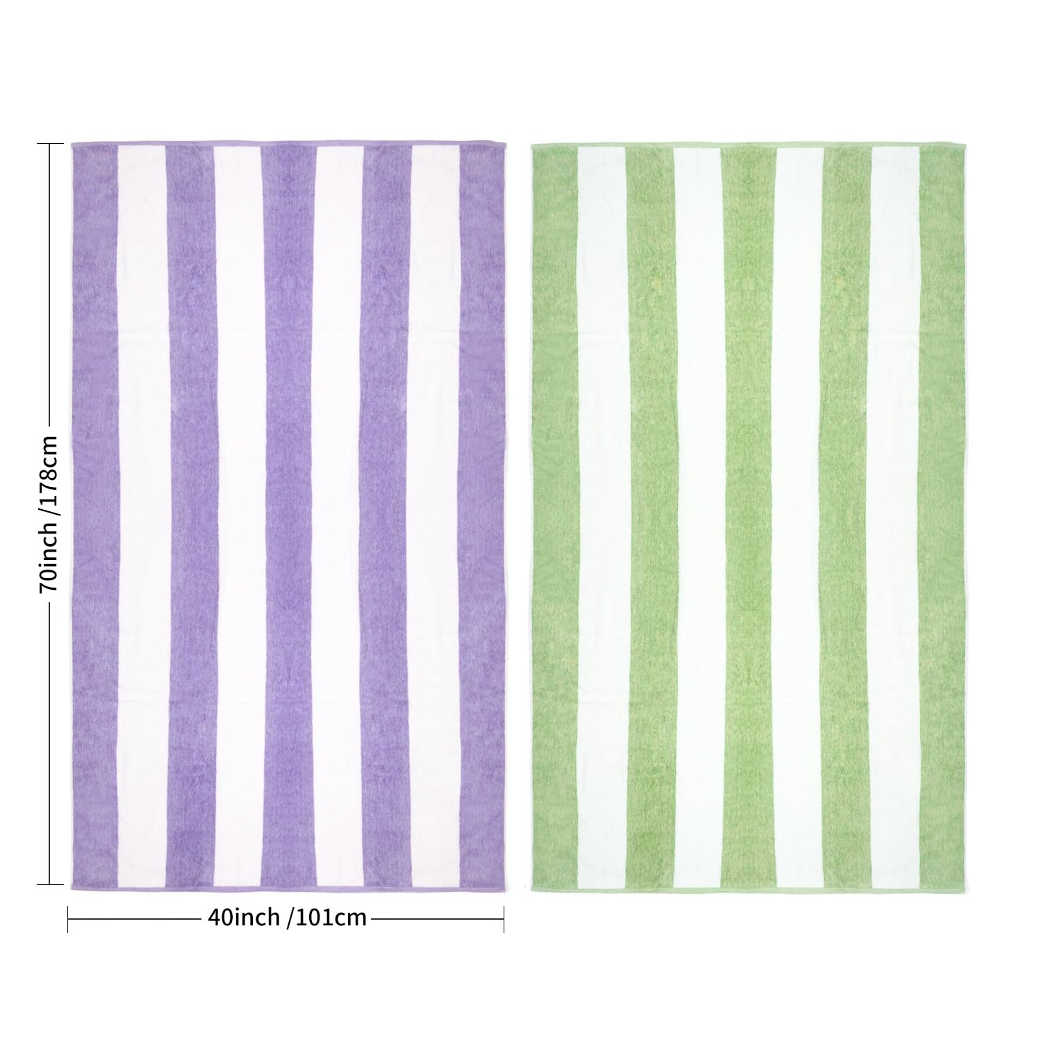 CLOWOOD towel on pool lounger demonstrates comfort and quick-dry benefit