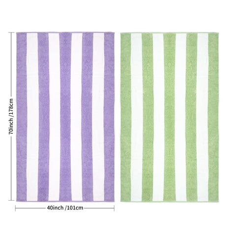 CLOWOOD towel on pool lounger demonstrates comfort and quick-dry benefit