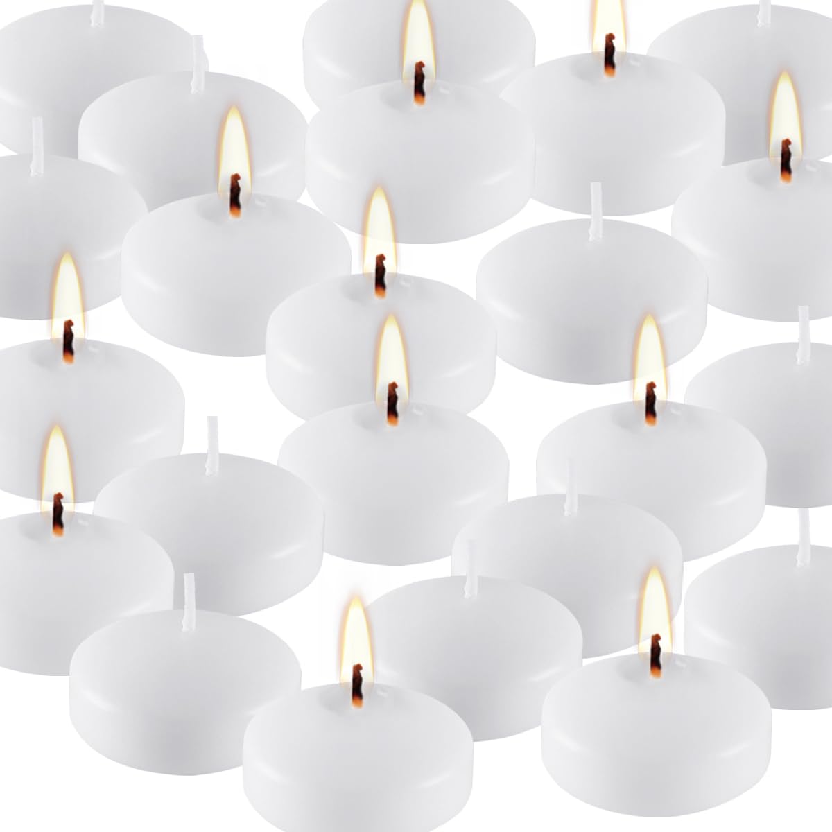 CLTNIKET unlit candles stacked display, ready-to-use bulk supply