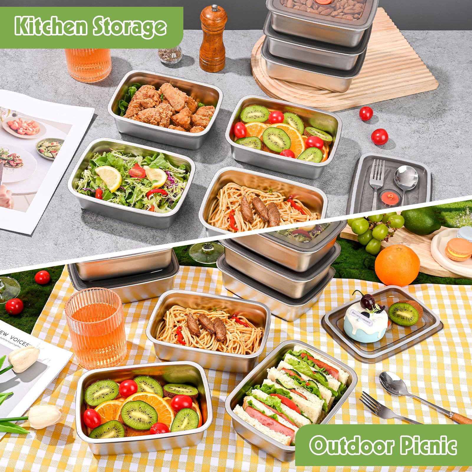 CLWVPCOT container beside utensils showing compact size and practical portability