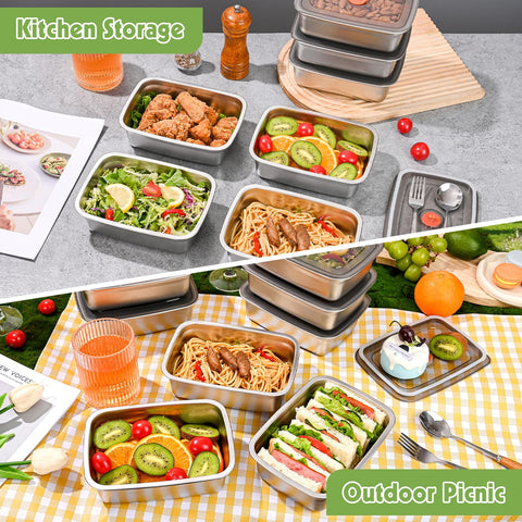 CLWVPCOT container beside utensils showing compact size and practical portability