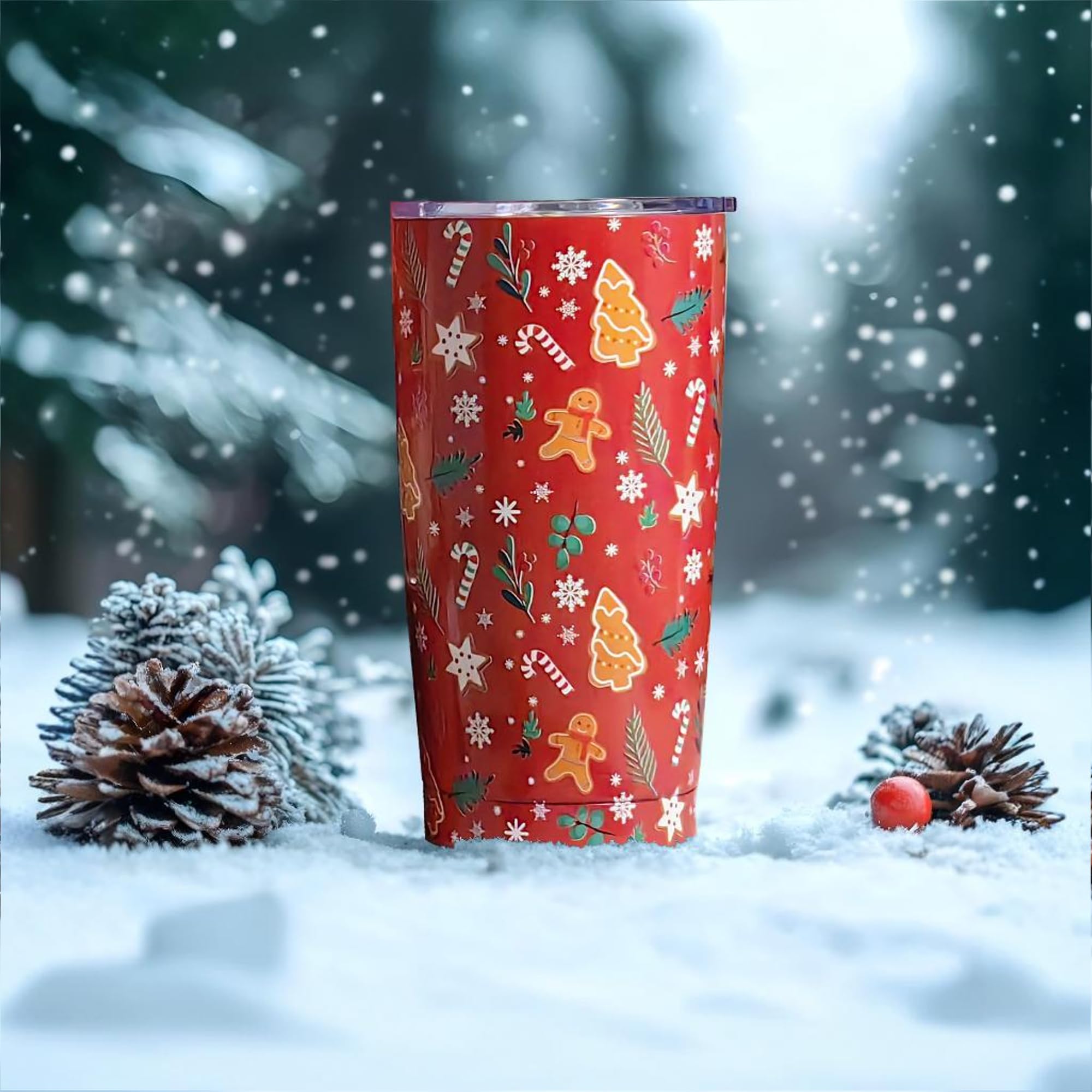 Clxfcgiv Christmas-scented candle close-up highlighting warm fragrance and cozy ambience