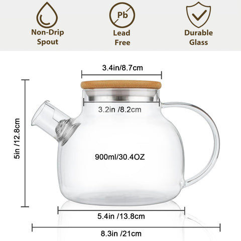 CNGLASS closeup of removable metal infuser showing leaf-straining benefit