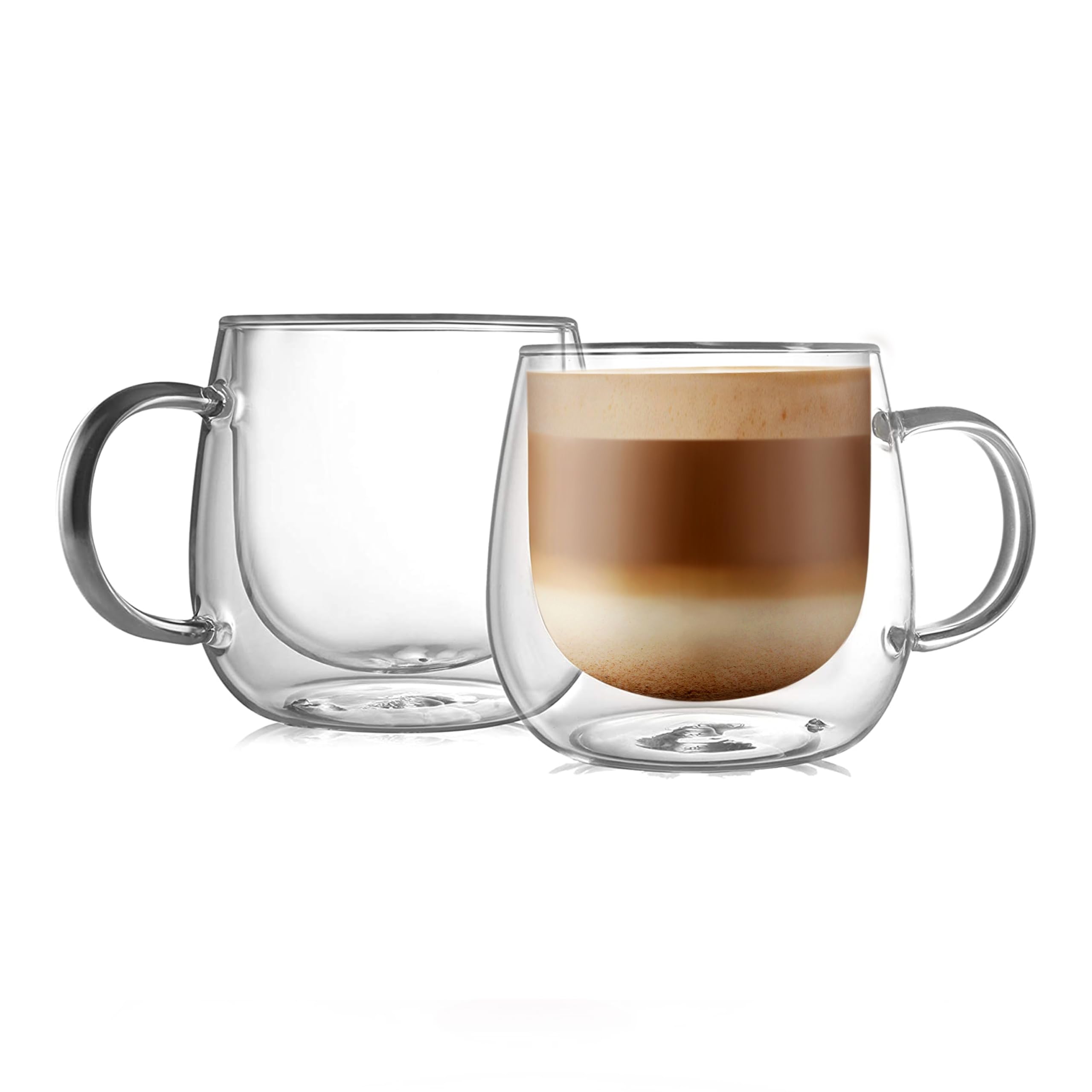 CNGLASS front view of two 16oz mugs showing clean packaging and modern look